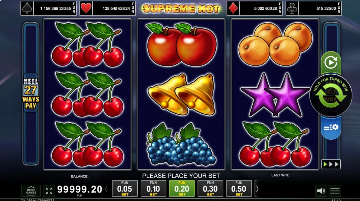 Supreme Hot демо